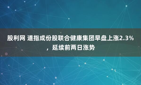 股利网 道指成份股联合健康集团早盘上涨2.3%，延续前两日涨势