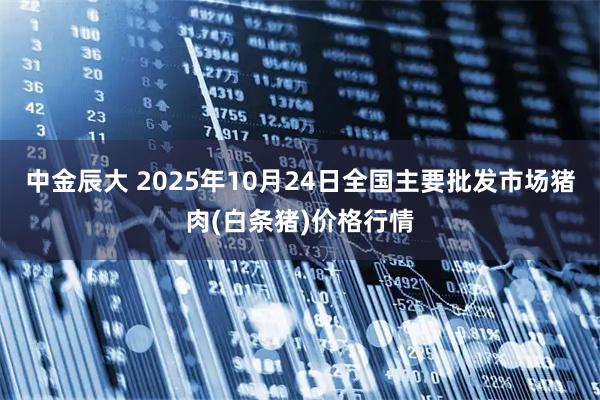 中金辰大 2025年10月24日全国主要批发市场猪肉(白条猪)价格行情
